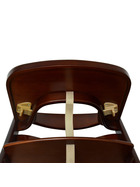 Honey Bee Treppenhochstuhl mit großer Essplatte braun