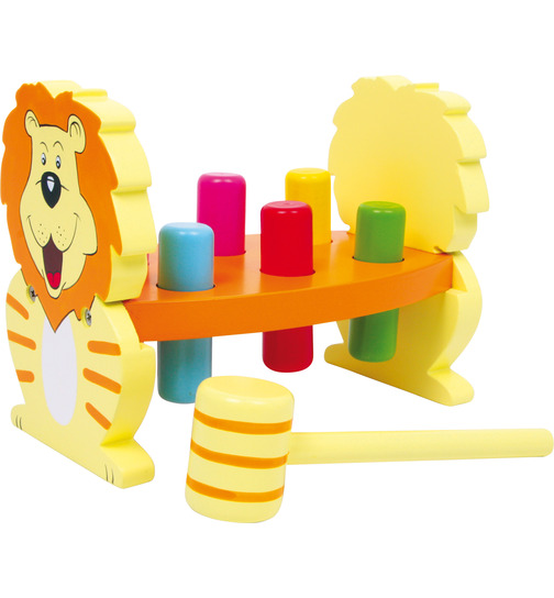 small foot Klopfbank Löwe