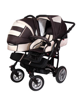 Zekiwa Sport Duo Zwillingskinderwagen Coffee