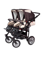 Zekiwa Sport Duo Zwillingskinderwagen Coffee