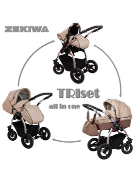 Zekiwa Komplett Kinderwagen TRIset inkl.Babyschale