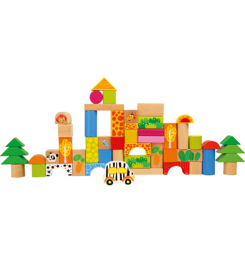 small foot Holzbausteine Zoo