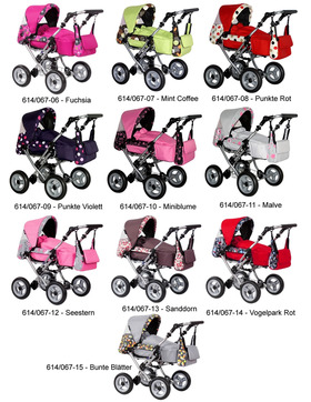 Zekiwa Puppenwagen Zeki de Luxe 614/067