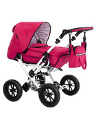 Zekiwa Zeki Puppenwagen Limited Edition 615/208-02 Velourleder Purple