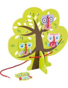 small foot Fädelspiel Eule