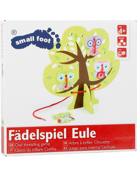 small foot Fädelspiel Eule