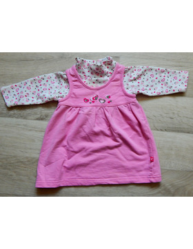 Mädchen Kleid mit Shirt Gr.68