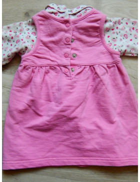 Mädchen Kleid mit Shirt Gr.68