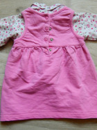 Mädchen Kleid mit Shirt Gr.68