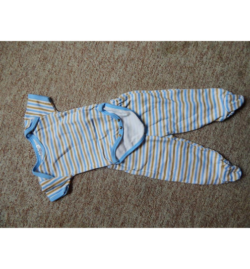 Baby Set Body+ Stramplerhose Gr.50-56