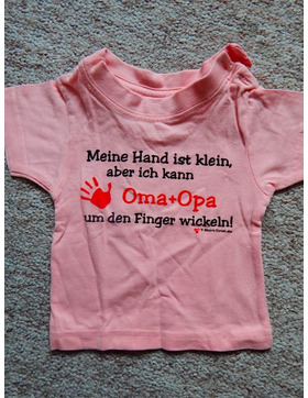 Mädchen T-Shirt Sprücheshirt Gr.56-62