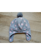 Mädchen Wintermütze Topomini Gr.50-52 grau-rosa