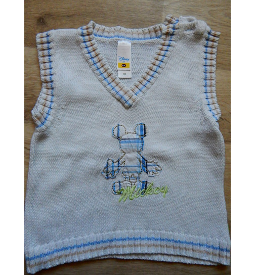 Jungen Pullunder Disney Micky Maus Gr.86