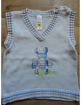 Jungen Pullunder Disney Micky Maus Gr.86