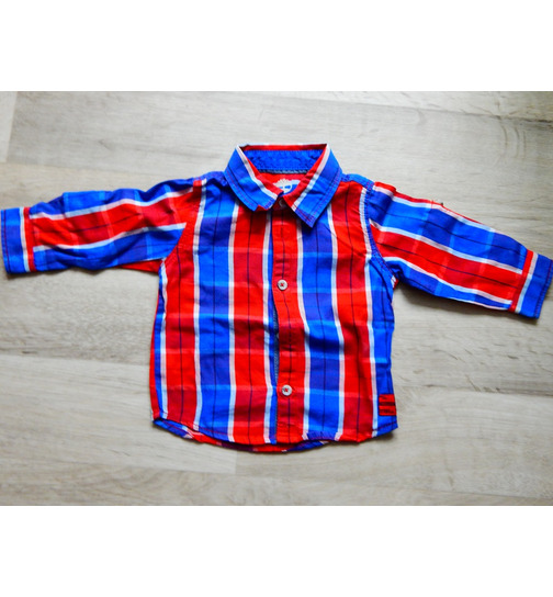 Jungen Hemd langarm kariert Timberland Gr.74