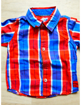 Jungen Hemd langarm kariert Timberland Gr.74