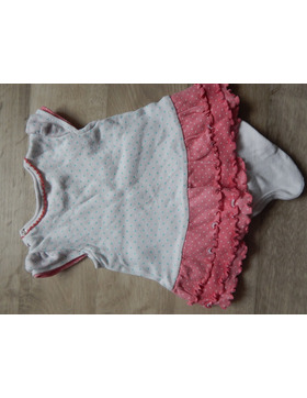 Mädchen Kleid mit integrierten Body Topomini Gr.50-56