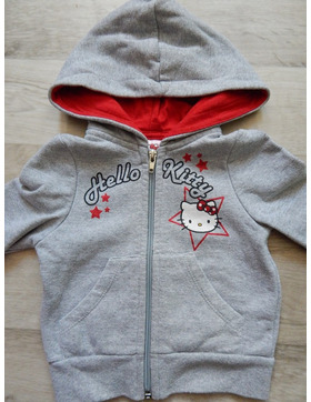 Mädchen Sweatjacke Hello Kitty Gr.92