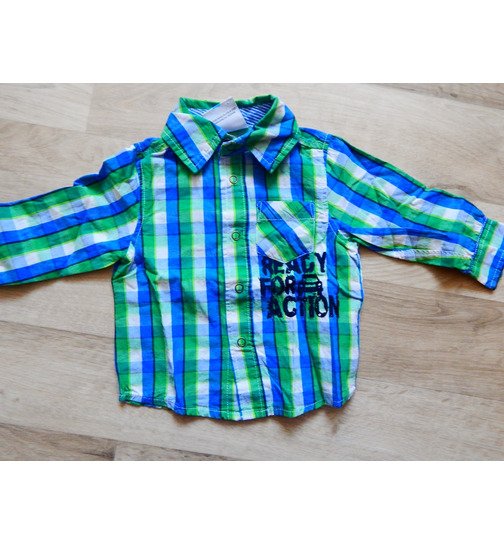 Jungen Hemd langarm Topomini Gr.74