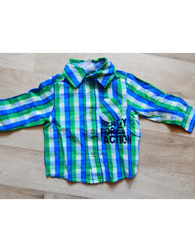 Jungen Hemd langarm Topomini Gr.74