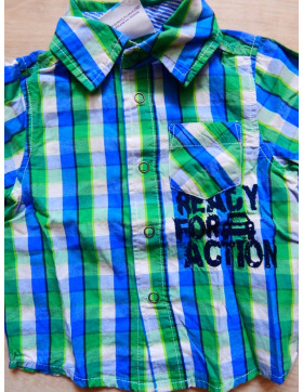 Jungen Hemd langarm Topomini Gr.74