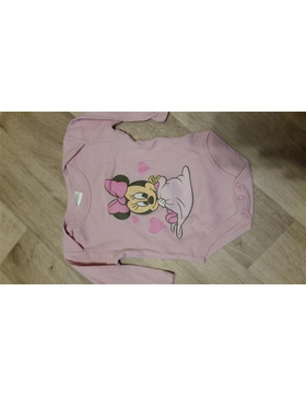 Mädchen Baby Body langarm Disney Minnie Mouse Gr.62-68