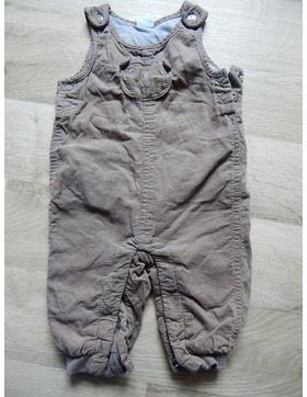 Baby Wickel-Latzhose Unisex Gr.62
