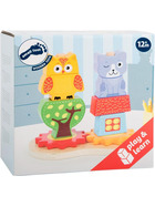 small foot Steckspiel Katze und Eule