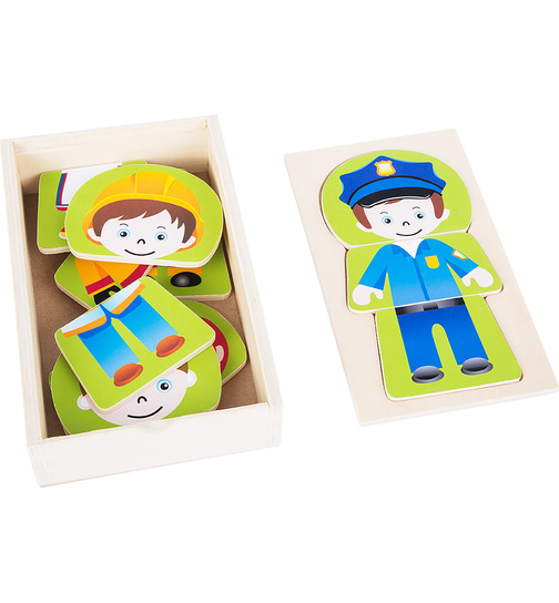 small foot Anziehpuzzle Traumberufe Jungen
