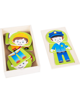 small foot Anziehpuzzle Traumberufe Jungen