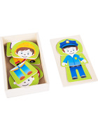 small foot Anziehpuzzle Traumberufe Jungen