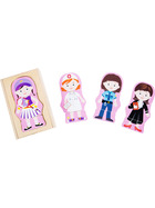 small foot Anziehpuzzle Traumberufe Mädchen