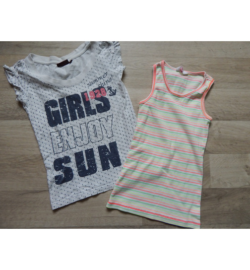 Mädchen T-Shirt + Top Efratis Gr.140