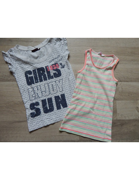 Mädchen T-Shirt + Top Efratis Gr.140