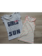 Mädchen T-Shirt + Top Efratis Gr.140