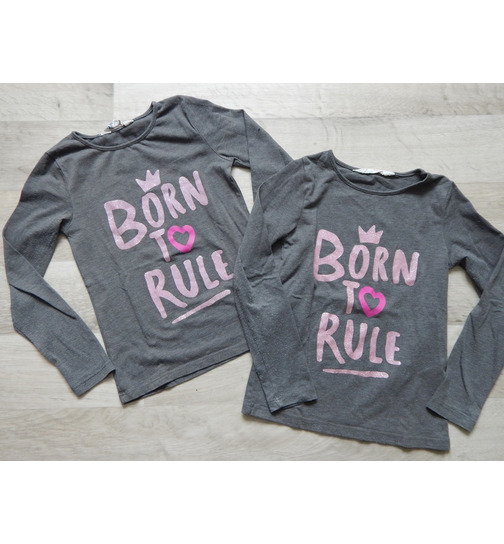 Mädchen Langarmshirt 2er Pack Gr.110-116