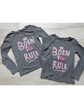 Mädchen Langarmshirt 2er Pack Gr.110-116