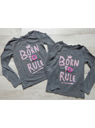 Mädchen Langarmshirt 2er Pack Gr.110-116