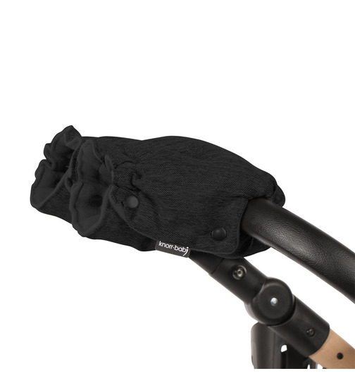 knorr-baby Handschuhe Handwärmer für Kinderwagen und Buggy Universal schwarz