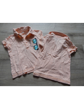 Jungen Poloshirt T-Shirt 2er Pack Gr.80