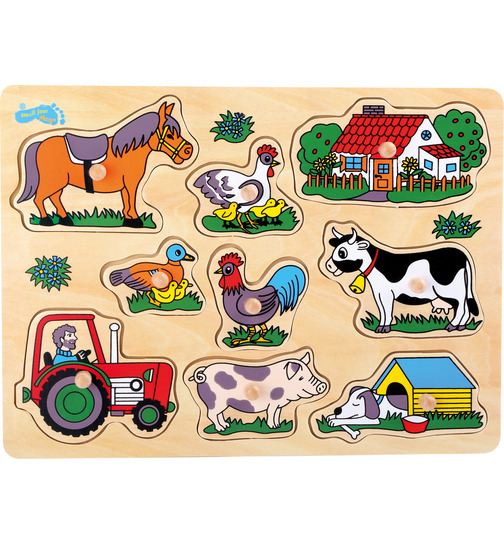 small foot Setpuzzle Bauernhof