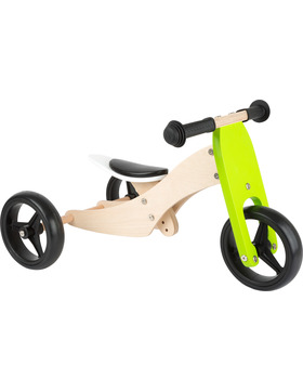 small foot Laufrad 2in1 Lauflernrad Trike grün