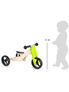 small foot Laufrad 2in1 Lauflernrad Trike grün