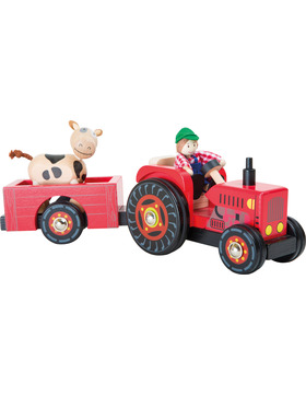 small foot Traktor mit Anhänger Bauernhof