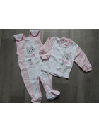 Mädchen Baby Strampler Set 2-teilig Strampler + Jäckchen Gr.62