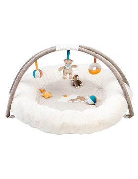 Nattou Mia und Basile Spieldecke Krabbeldecke mit Spielbogen