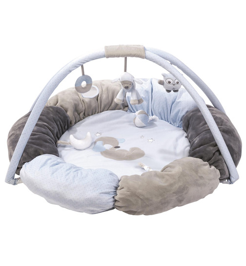 Nattou Sam und Toby Spieldecke Krabbeldecke mit Spielbogen