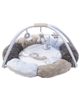 Nattou Sam und Toby Spieldecke Krabbeldecke mit Spielbogen