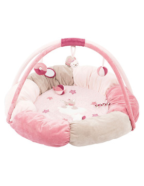 Nattou Nina, Jade und Lili Spieldecke Krabbeldecke mit...