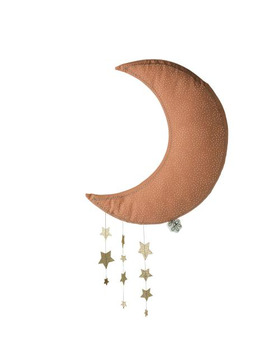 Picca Loulou Kollektion - Wanddeko Mond pink